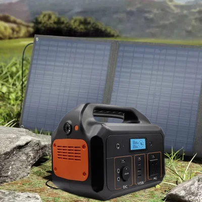 700W Big Emergency Outdoor Power Supply Multiple Output Support Solar Charging Portable Electric Generator Energy Storage Power Source for Traveling