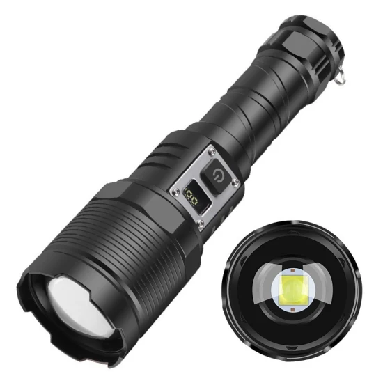 30W Rechargeable Flashlight 1500m Bright 1800 Lumens Xhp70 Powerful USB Tactical LED Flashlight Waterproof Torch Light