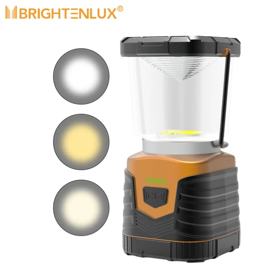 Brightenlux New Design 360 Brightness High Bright Portable Outdoor LED Camping Light for Tent, Waterproof 3 D Battery LED Camping Lantern