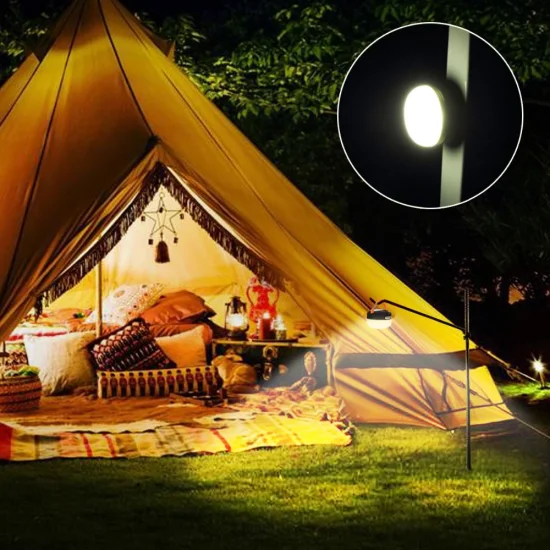 Decorative USB Port Camping Lantern LED Camping Light Lamp with Sos Emergency Power Supply