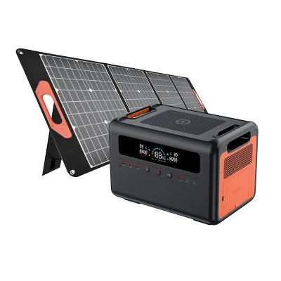 2023 Portable Outdoor High Power Mobile Power 1500W 2000W Camping Solar Charging Station High Quality Emergency Power Supply